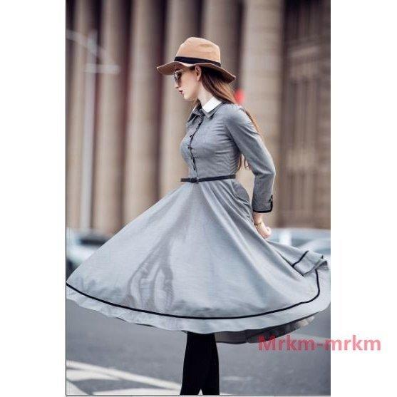 ロングワンピース 秋冬 英国風ワンピース 英国風ワンピース 秋 レトロ ワンピース ヴィンテージ ワンピース ワンピース 秋 秋冬 ワンピース Partingchudong Mrkgea6647 栄輝商事 通販 Yahoo ショッピング