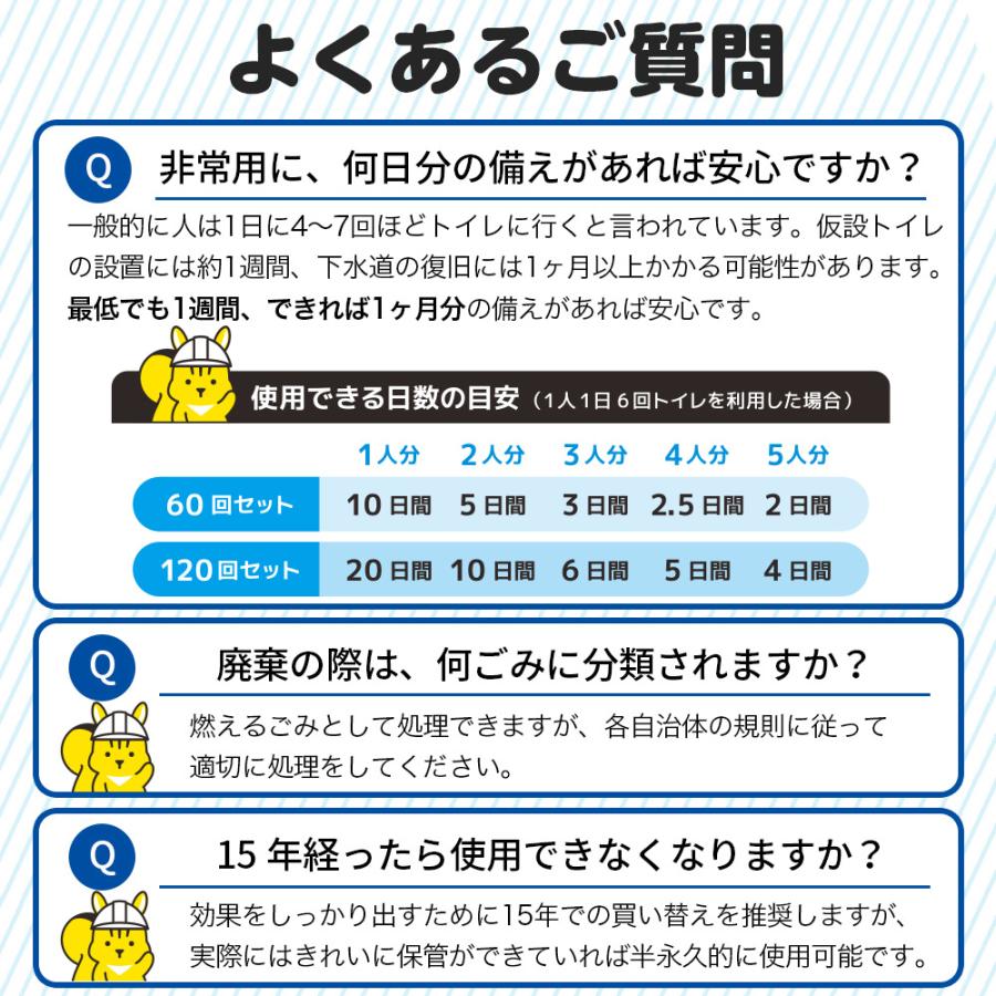 IPIC SONAE 非常用トイレ 簡易トイレ トイレのミカタ 120回分 セット