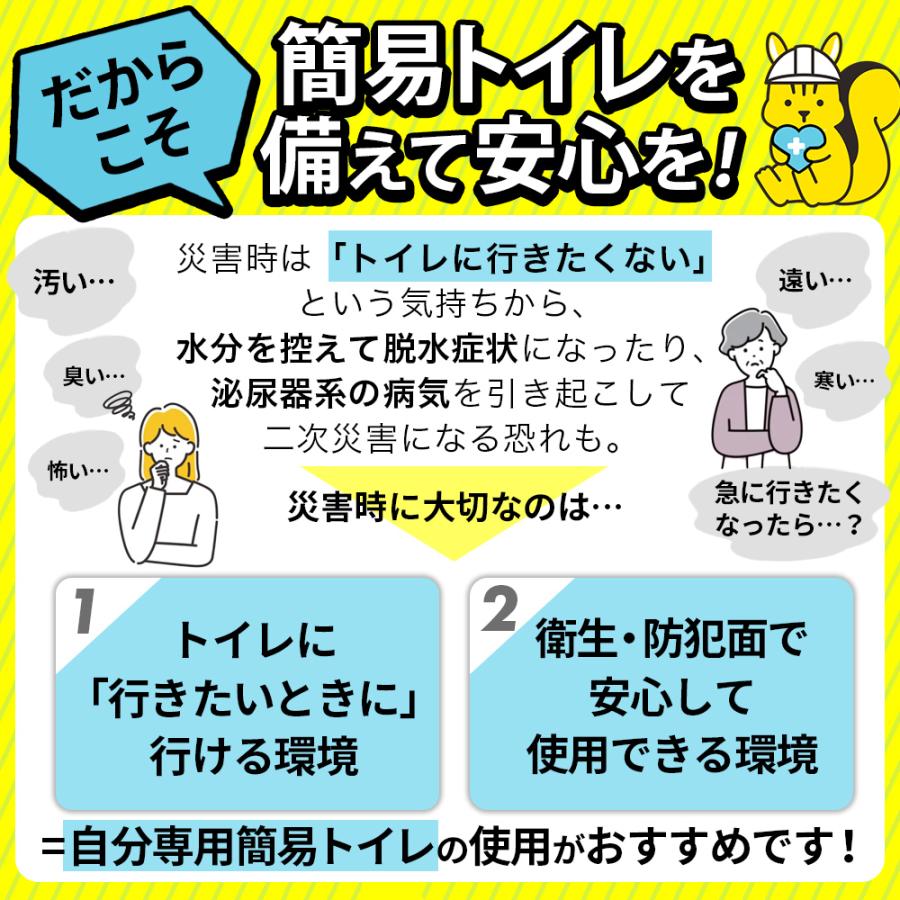 非常用トイレ 簡易トイレ トイレのミカタPremium 120回分+組み立て式ダンボールトイレ セット 汚物用袋付き 15年保存 防災トイレ 備蓄品 防災用品 IPIC SONAE | IPIC SONAE | 11