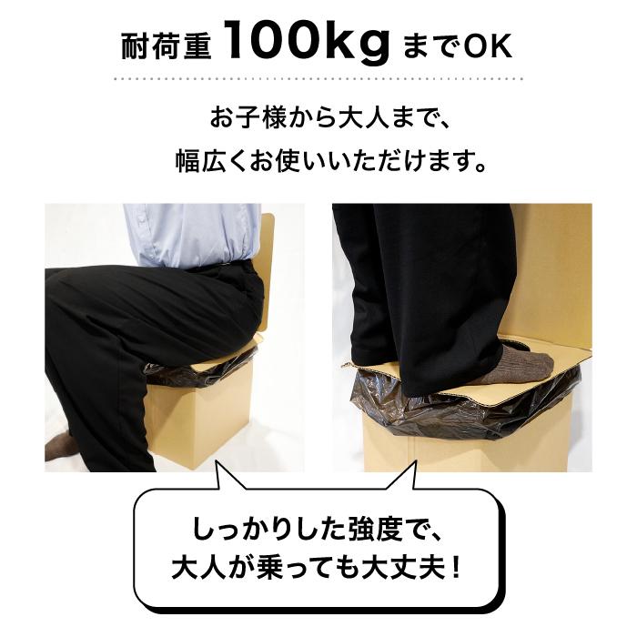 非常用トイレ 簡易トイレ トイレのミカタPremium 120回分+組み立て式ダンボールトイレ セット 汚物用袋付き 15年保存 防災トイレ 備蓄品 防災用品 IPIC SONAE | IPIC SONAE | 06
