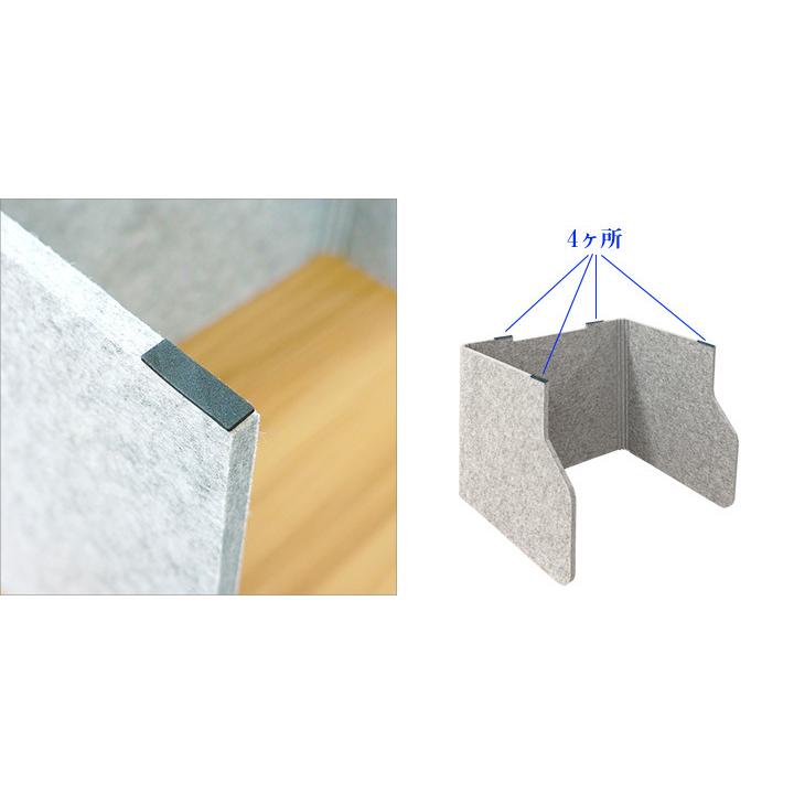 高さ70cm 幅60cm 屋根付き 折りたたみ パーテーション テレワーク