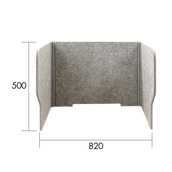 高さ50cm 幅80cm 折りたたみ パーテーション テレワーク デスク