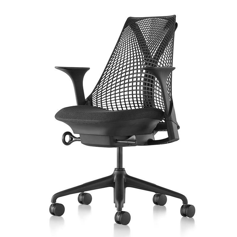 セイルチェア ブラック SAYL Chair black HermanMiller ハーマンミラー 黒 クロ デザイン 軽やかな背もたれ の商品画像