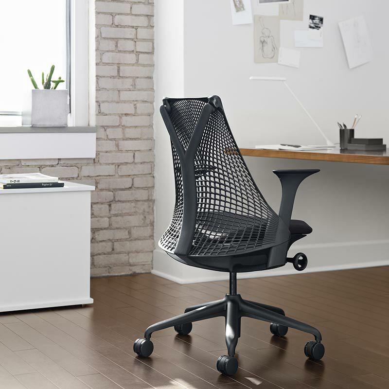 ハーマンミラー セイルチェア SAYL Chairs ブラック　　I 送料無料】 Sayl Chair セイルチェア ブラックフレーム