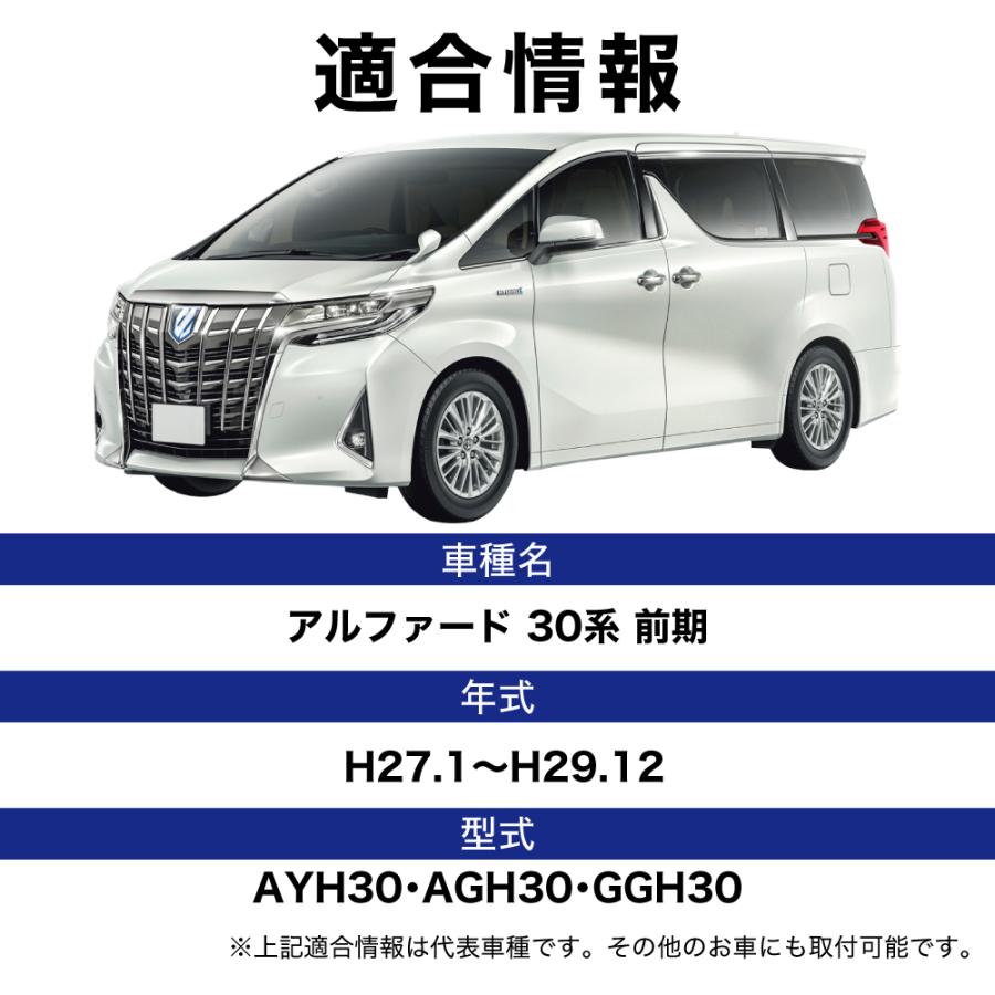 アルファード 30系 前期 H27.1〜H29.12 AYH GGH AGH 専用 LED バック