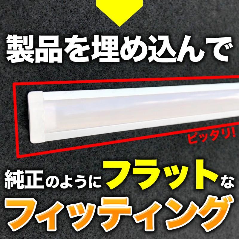 LED テープライト DIY アルミ製 設置用 蛍光灯風 ケース 2本セット