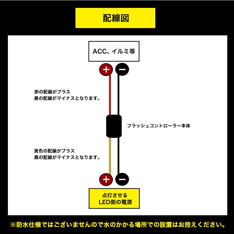 LEDコントローラー フラッシュコントローラー 点灯 消灯 点滅 減光 調