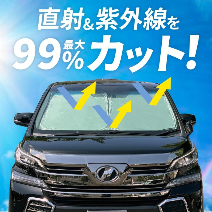 VELENO アルファード ヴェルファイア 30系 専用 全窓 サンシェード 車