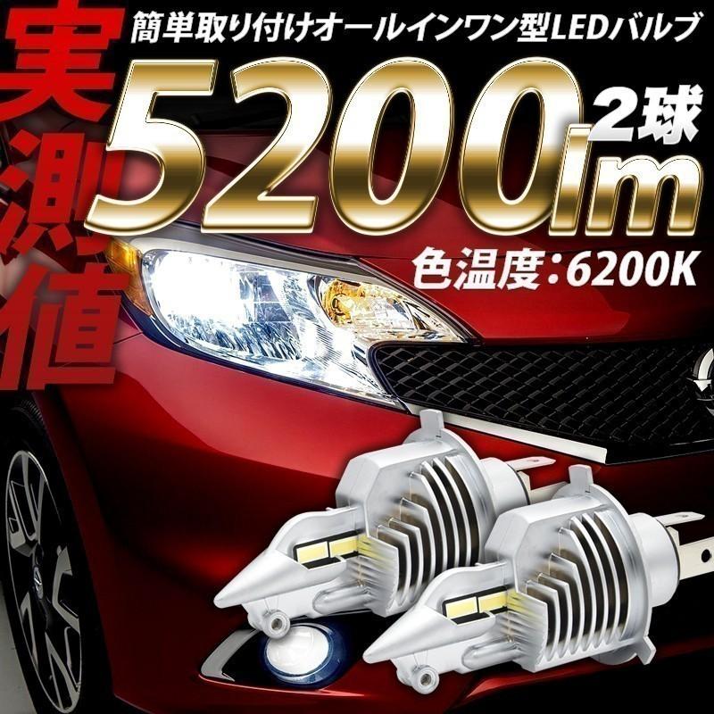 日産 ルークス H21.12 〜 H25.3 専用 H4 LED ヘッドライト 実測値