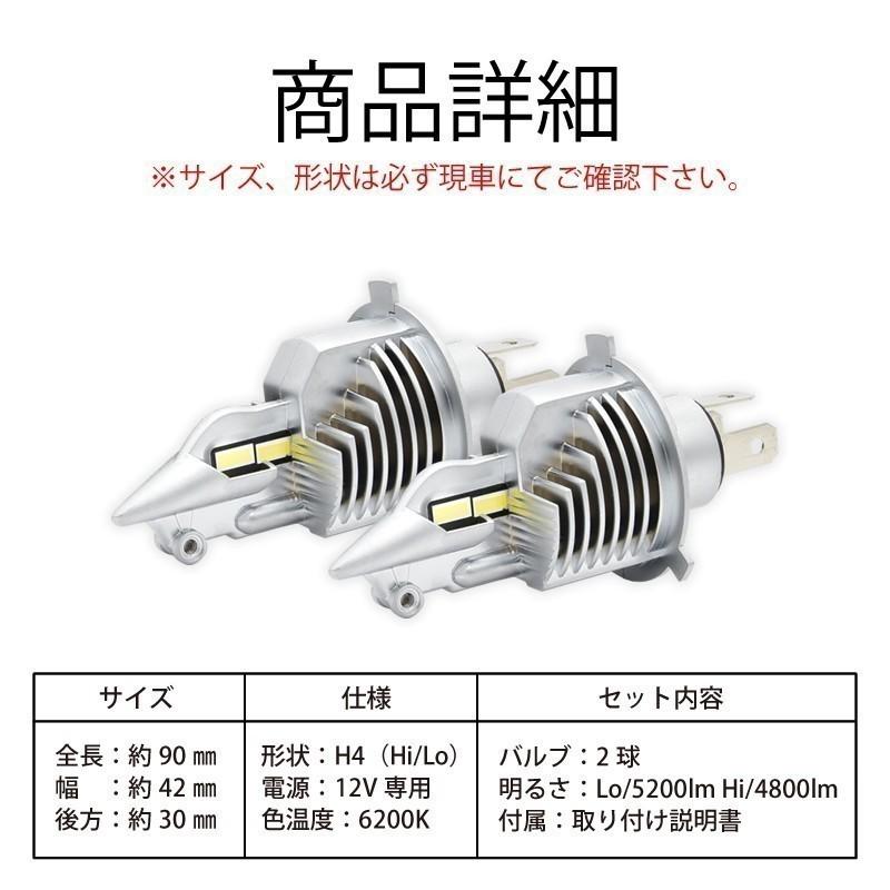 スズキ スペーシア H25.3 〜 H30.2 専用 H4 LED ヘッドライト 実測値