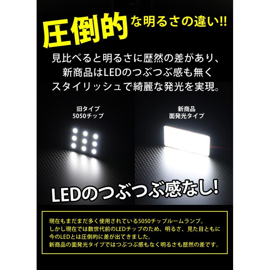 LED ルームランプ 3色切替 交換 COB 面発光 色温度変更 T10 汎用タイプ