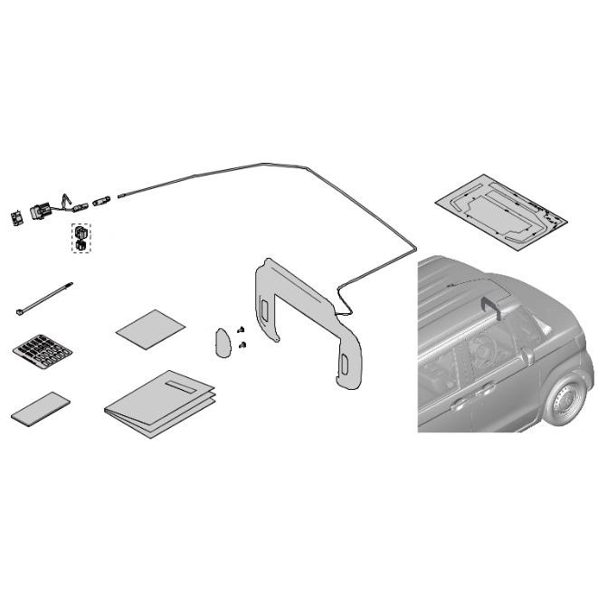 HONDA ホンダ 純正　スタイルチェックライト　ブラック　08E19-PB8-A20　N-BOX　CUSTOM　N-BOX　CUSTOM　SLOPE｜parts-conveni｜02