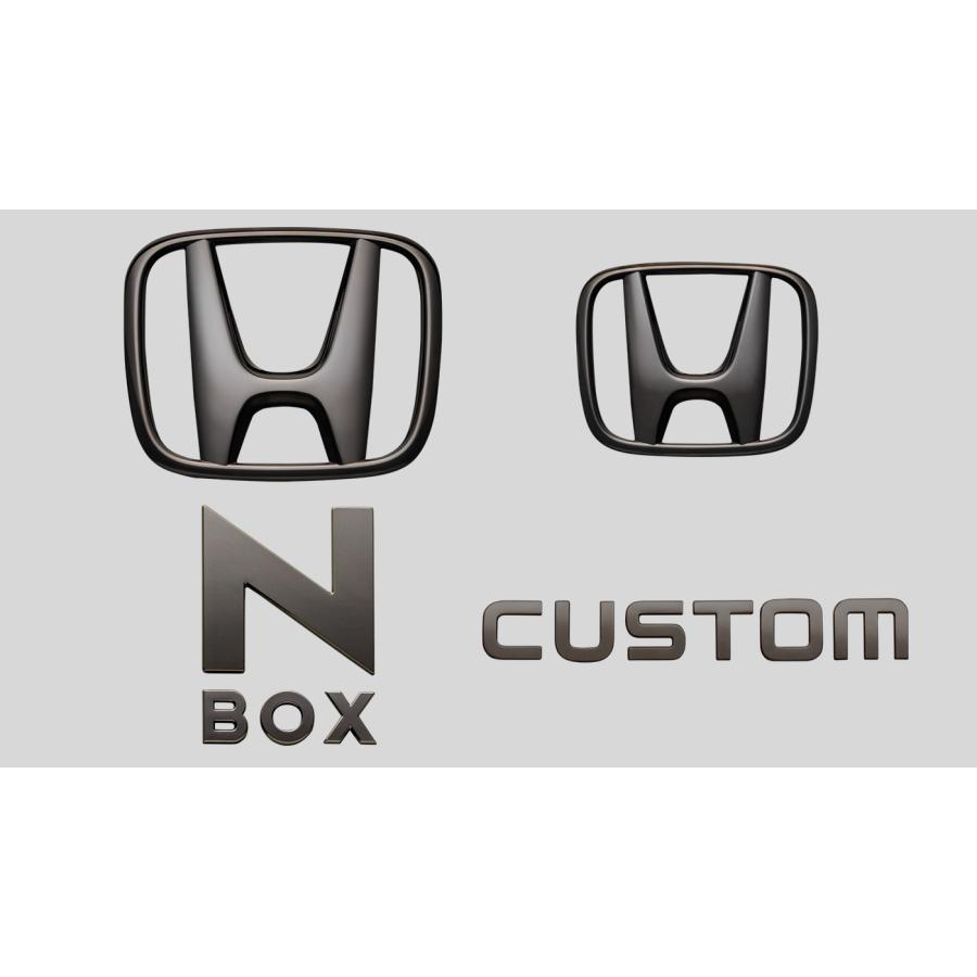 N-BOX HONDA ホンダ 純正 ブラックエンブレム N-BOX CUSTOM用 JF5/JF6