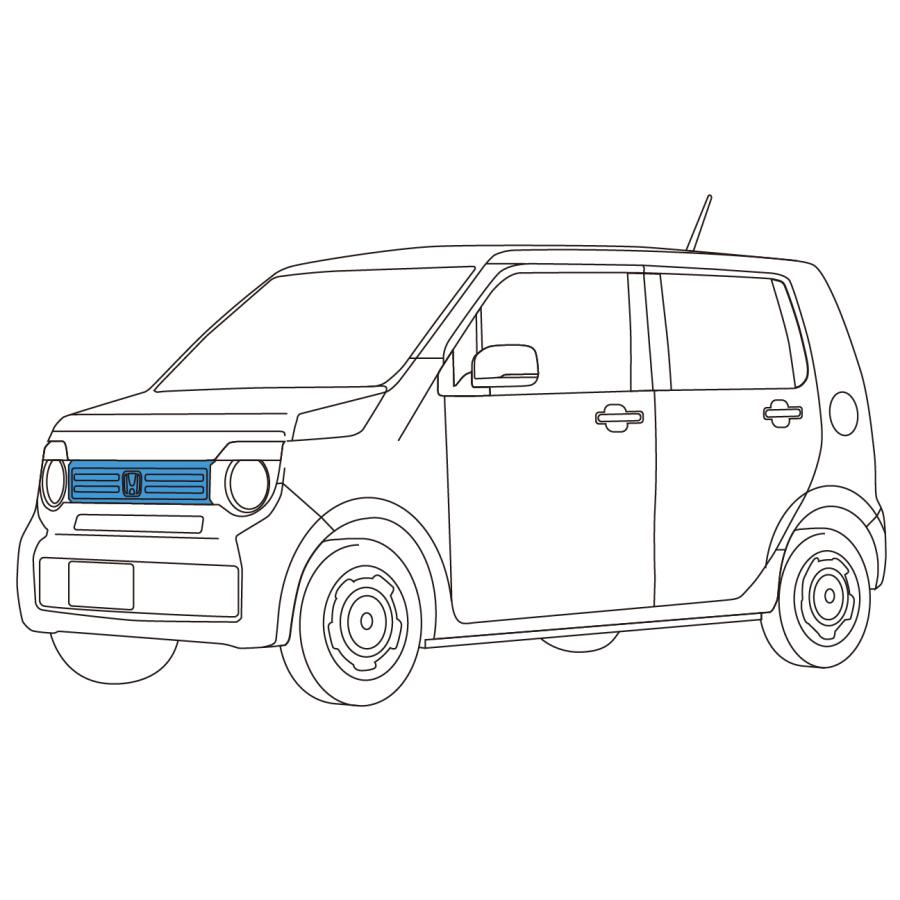 N-WGN HONDA ホンダ 純正 フロントグリル N-WGN用 JH3 JH4 08F21-TKR