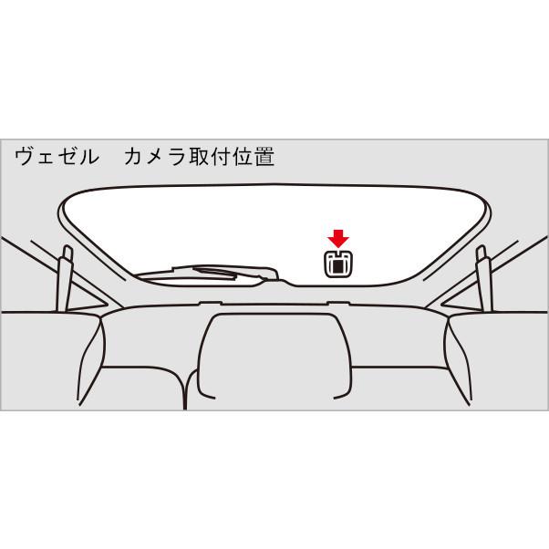 ヴェゼル HONDA ホンダ 純正 アドバンスドルームミラー 本体+取付け 