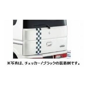 SUZUKI スズキ  純正 バックドアデカール チェッカー ホワイト 99000-99035-E03  エブリイワゴン  DA17W