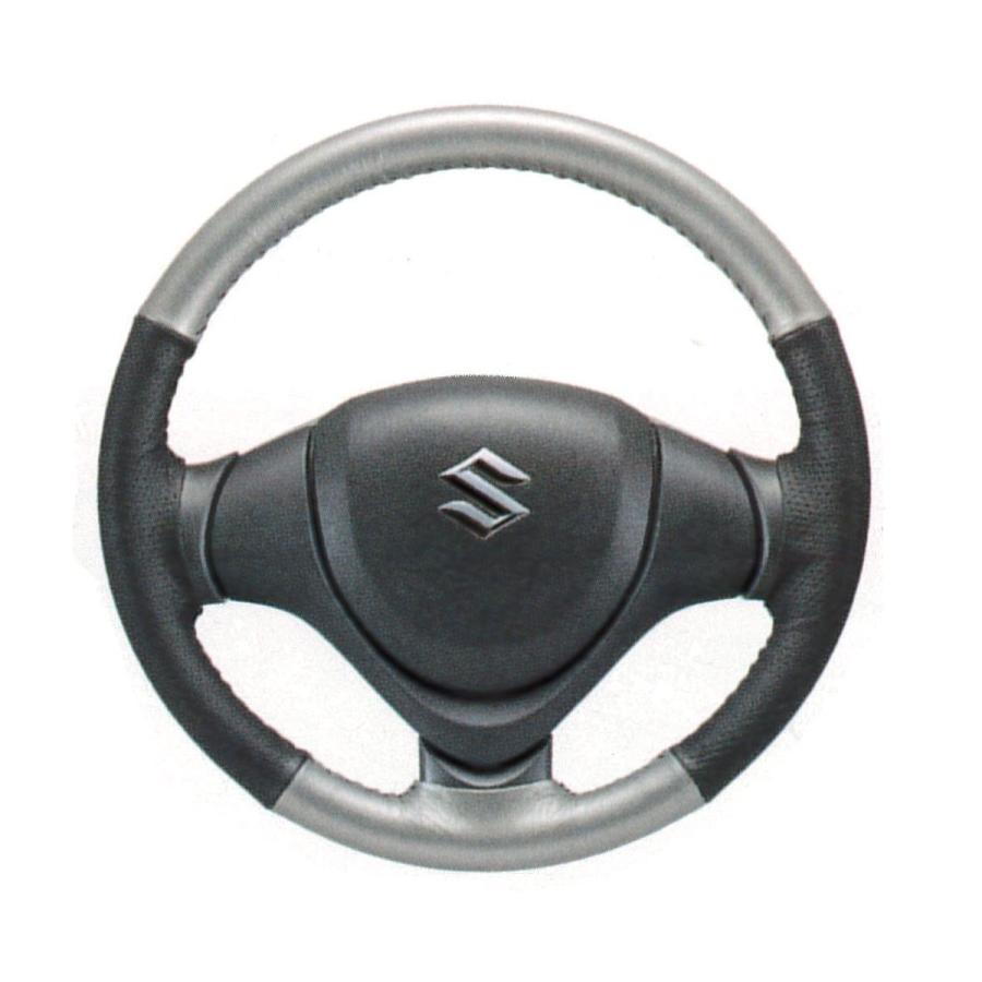 スズキ（SUZUKI） 純正 本革ステアリングホイールカバー 2トーン
