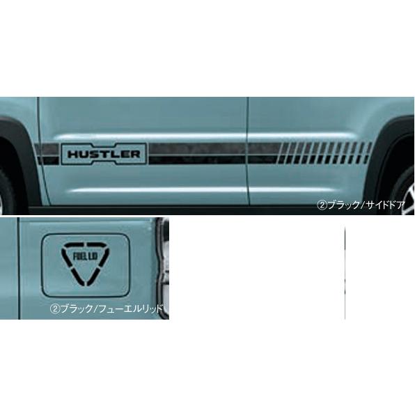 ハスラー SUZUKI スズキ 純正 サイドデカール スタイリッシュ (サイド 