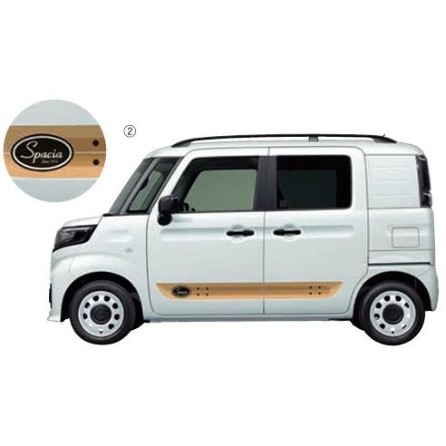 スペーシア スズキ純正 サイドデカール 99230-79R10- スリット -009 or