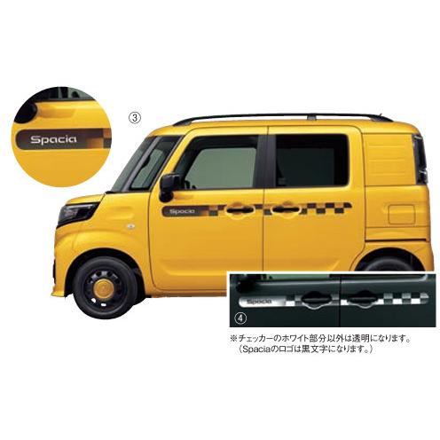スペーシア スズキ純正 サイドデカール 99230-79R10- スリット -009 or