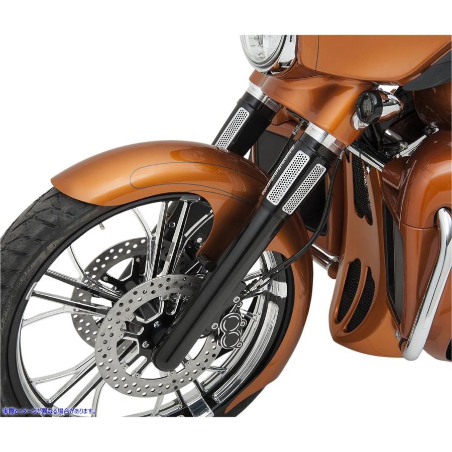 【並行輸入品】 アレンネス フォークレッグ - ブラックアルマイト スムース デュアルディスク 40-513 04030100 ARLEN ...