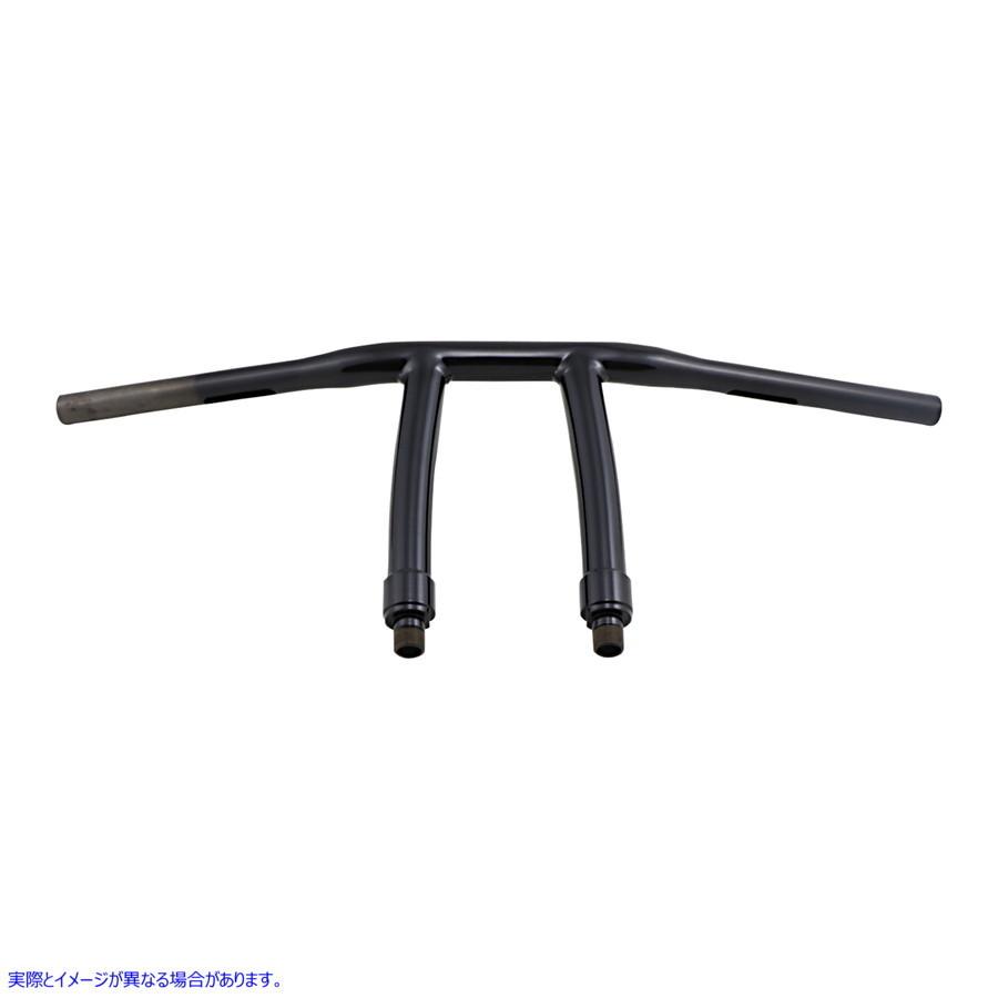 【並行輸入品】 トッズサイクル ハンドルバー - バックラインクラブ - 9インチ - ブラック 06011881 TODD'S CYCLE HANDLEBAR CLUB 9\" BKLN BK #DRAG"