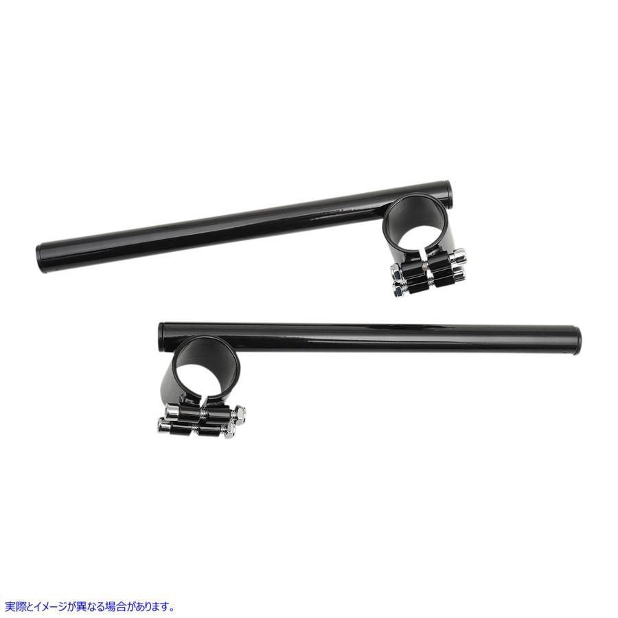 【並行輸入品】 エムゴ ブラック 41 mm クリップオンハンドルバー 23-93140 06012453 EMGO CLIP ON 7/8