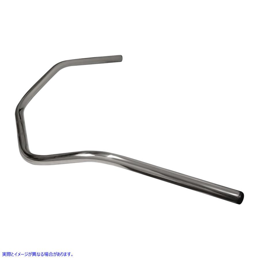 【並行輸入品】 エムゴ クロームビーチハンドルバー 23-12595 06012607 EMGO H/BAR BEACH CHROME #DRAG