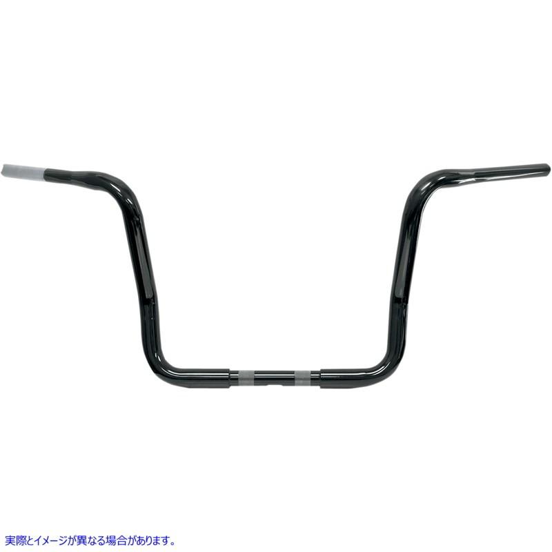 【互換品】 ドラッグスペシャリティーズ ハンドルバー - バッファローエイプ - 17インチ - TBW - ブラック 06012747 DRAG SPECIALTIES H/BAR BUFFLO T #DRAG