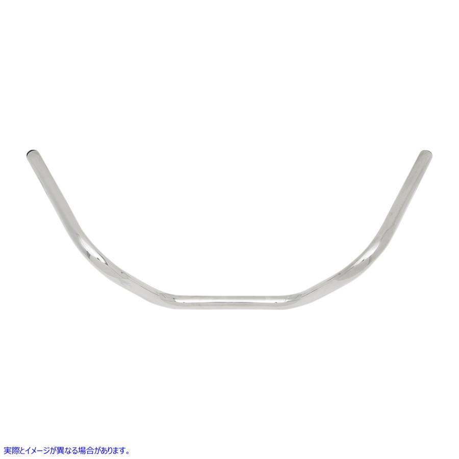 【並行輸入品】 エムゴ クロームスポーツハンドルバー 07-92428 06013298 EMGO H/BAR SPORTS 1\" CHROME #DRAGの画像