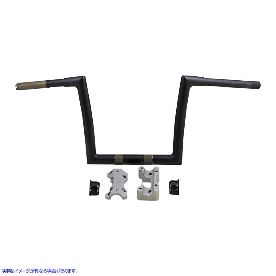 【並行輸入品】 トッズサイクル ハンドルバー - 10インチ - フラットブラック 06013984 TODD'S CYCLE HANDLEBAR 10\" FLB FLTR15+ #DRAG"