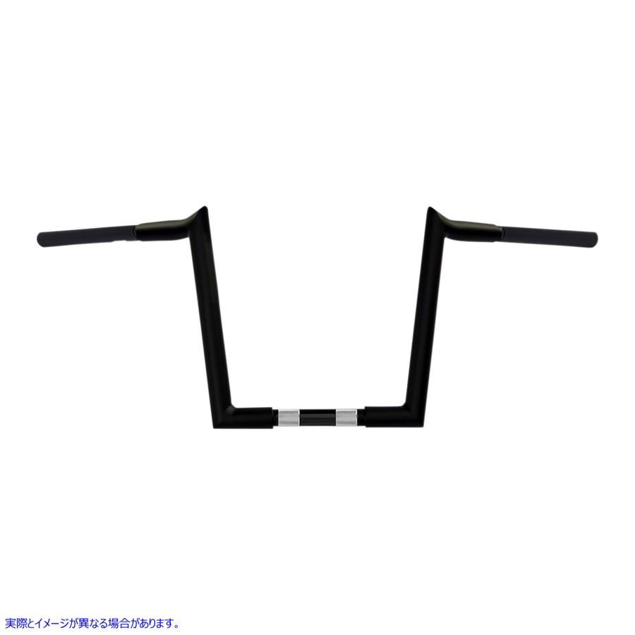 取寄せ 1-1/4 chubby?ハンドルバー - フック ワイルドワン WILD 1 Black 12 Hooked Handlebar WO582B #DRAG #06014683