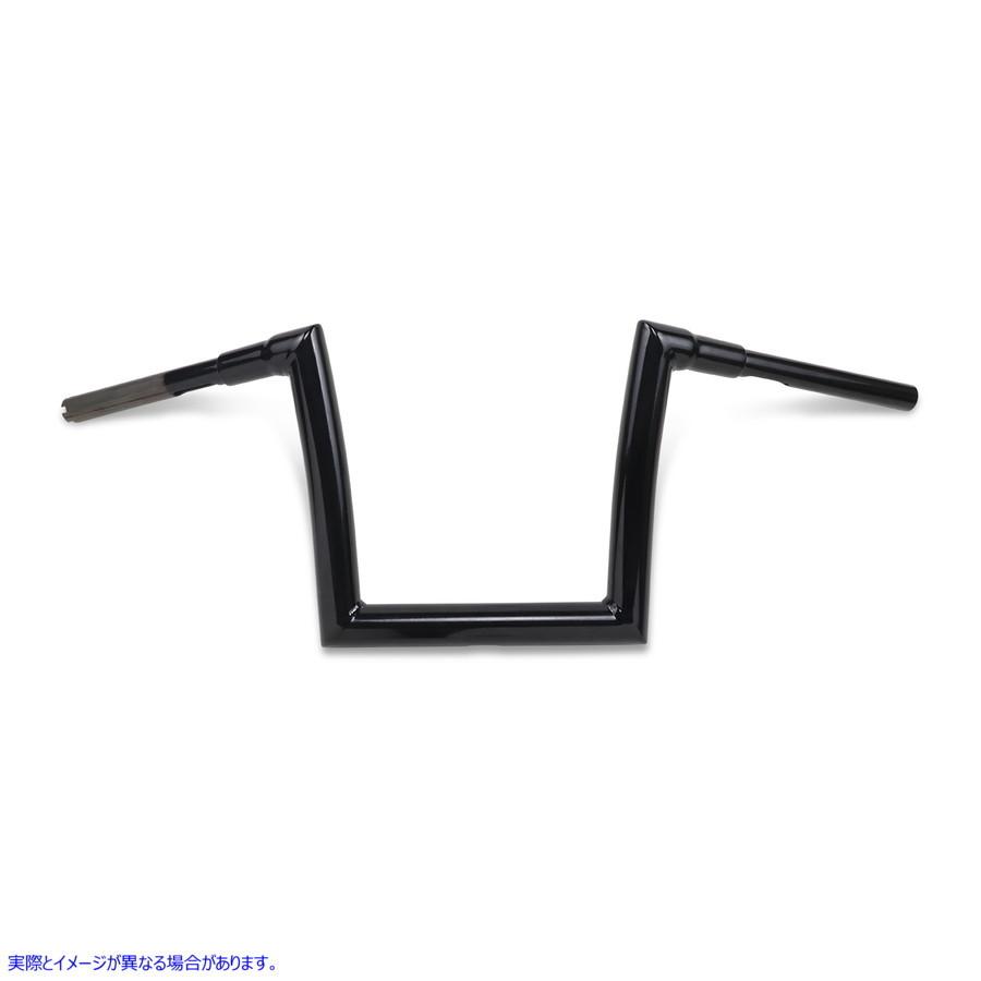 【並行輸入品】 トッズサイクル ハンドルバー - 1-1/2インチストリップ - 10インチ - グロスブラック 06014881 TODD'S CYCLE HANDLEBAR 1.5" STRIP 10 #DRAG