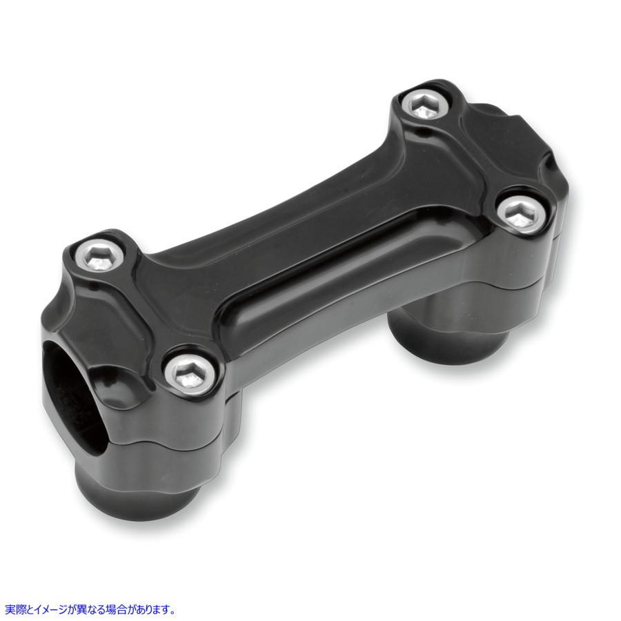【並行輸入品】 トッズサイクル ライザー - ボーン - 1インチ - ブラック BBC3-2 06020376 TODD'S CYCLE RISER BONES SNGL 1\" BLK #DRAG