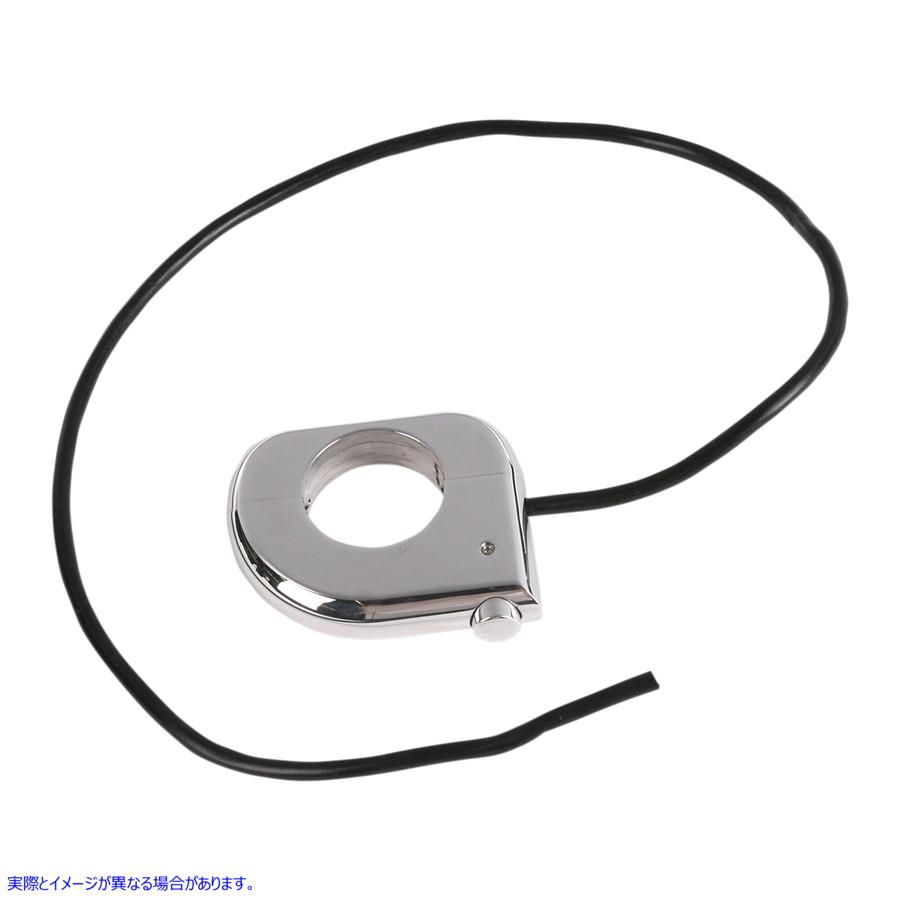 取寄せ ハウジング付きのスリムラインスイッチ ピンゲル PINGEL One-Button Slim Line Switch for 1 Handlebar 669 #DRAG #06160020