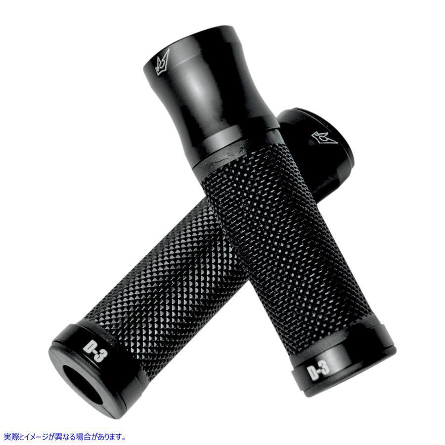 【並行輸入品】 ドリブンレーシング ブラック/ブラック D3 グリップ D3BK 06300700 DRIVEN RACING GRIP D-3 BLACK/BLACK #DRAG