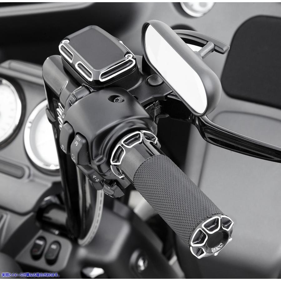 【並行輸入品】 アレンネス ベベルグリップ - ケーブル - ブラック 07-331 06301163 ARLEN NESS GRIP BEVELLED CBL BLK #DRAGの画像