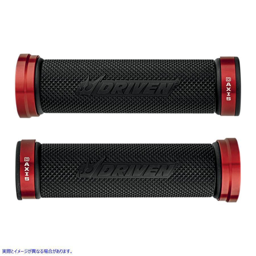 【並行輸入品】 ドリブンレーシング 赤/黒のD軸グリップ DXG-RD 06301306 DRIVEN RACING GRIP D-AXIS RED/BLACK #DRAG