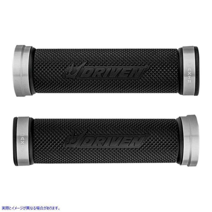 【並行輸入品】 ドリブンレーシング シルバー/ブラック D軸グリップ DXG-SL 06301307 DRIVEN RACING GRIP D-AXIS SILVER/BLACK #DRAG
