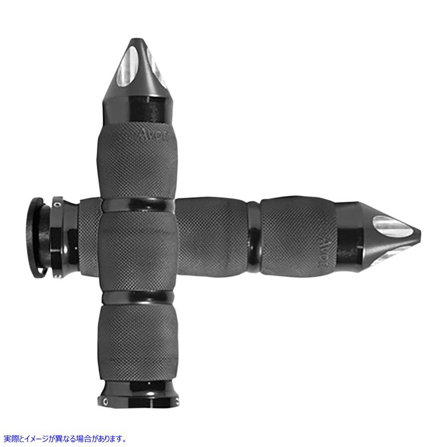 【並行輸入品】 エイボングリップ ブラックスパイクエアクッショングリップ IN-TO-AIR-90A-S 06302570 AVON GRIPS GRIP AIR CUSH ANO SPIKE #DRAG 車、バイク、自転車-ハンドル-その他ハンドルパーツ