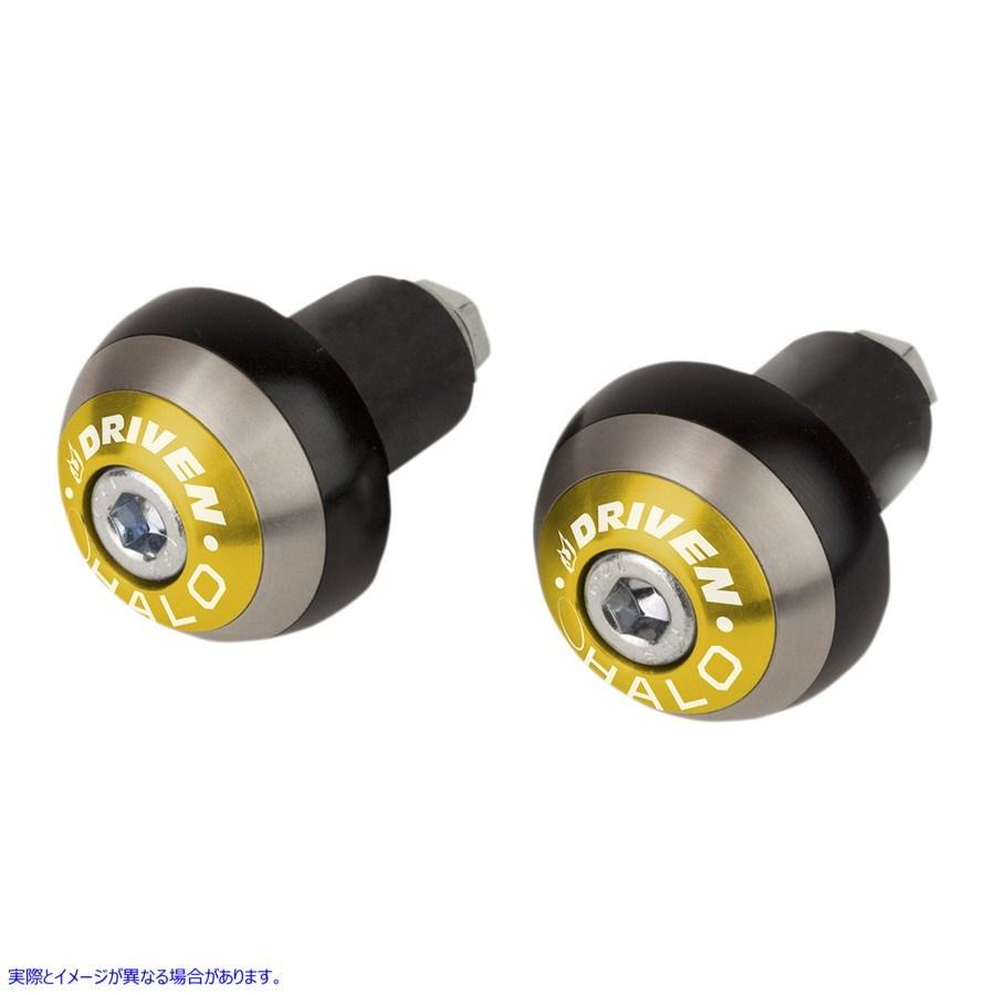 取寄せ ハローハンドルバーエンド ドリブンレーシング DRIVEN RACING Gold Halo Bar End DHBEW-GD #DRAG #06340394