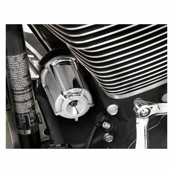 取寄せ 再利用可能なオイルフィルター アレンネス Oil Filter - Chrome - Beveled 03-462 #DRAG #07120429｜parts-depot｜02