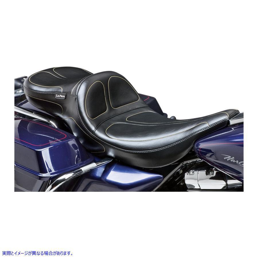 【並行輸入品】 ラペラ マーベリック ダディロングレッグスシート - ブラック - ステッチ入り - FLT 02-07 LH-957DL 08010499 LE PERA SEAT MAV LNG F #DRAG
