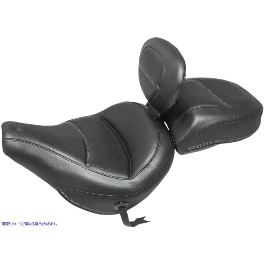 【並行輸入品】 マスタング パッセンジャーツーリングシート - ブラック - オリジナル - FLHC/FLDE 79331 08021064 MUSTANG SEAT RR MX TOUR FLHC18-1 #DRAG
