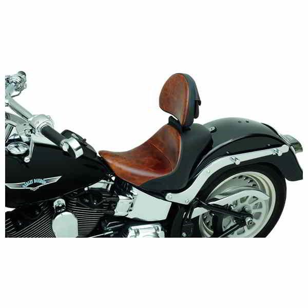 【並行輸入品】 サドルマン ラリアット バックレスト - ディストレストブラウン - FL 06-17 11567B 08220188 SADDLEMEN BACKREST LARIAT #DRAG_1