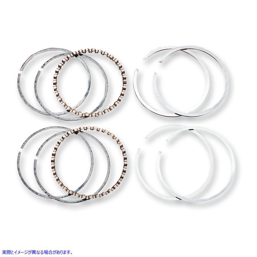 【並行輸入品】 ヘイスティングス ピストンリング - ツインカム 2M4805 09120467 HASTINGS RINGS 3.750 STD 07-15 TC #DRAG