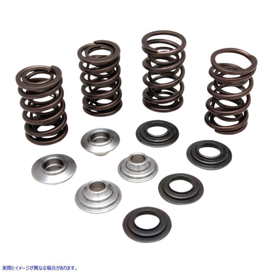 【並行輸入品】 キブルホワイト バルブスプリングキット 60-60280 09260241 KIBBLEWHITE KIT VALVE SPRING LTR 450 #DRAG