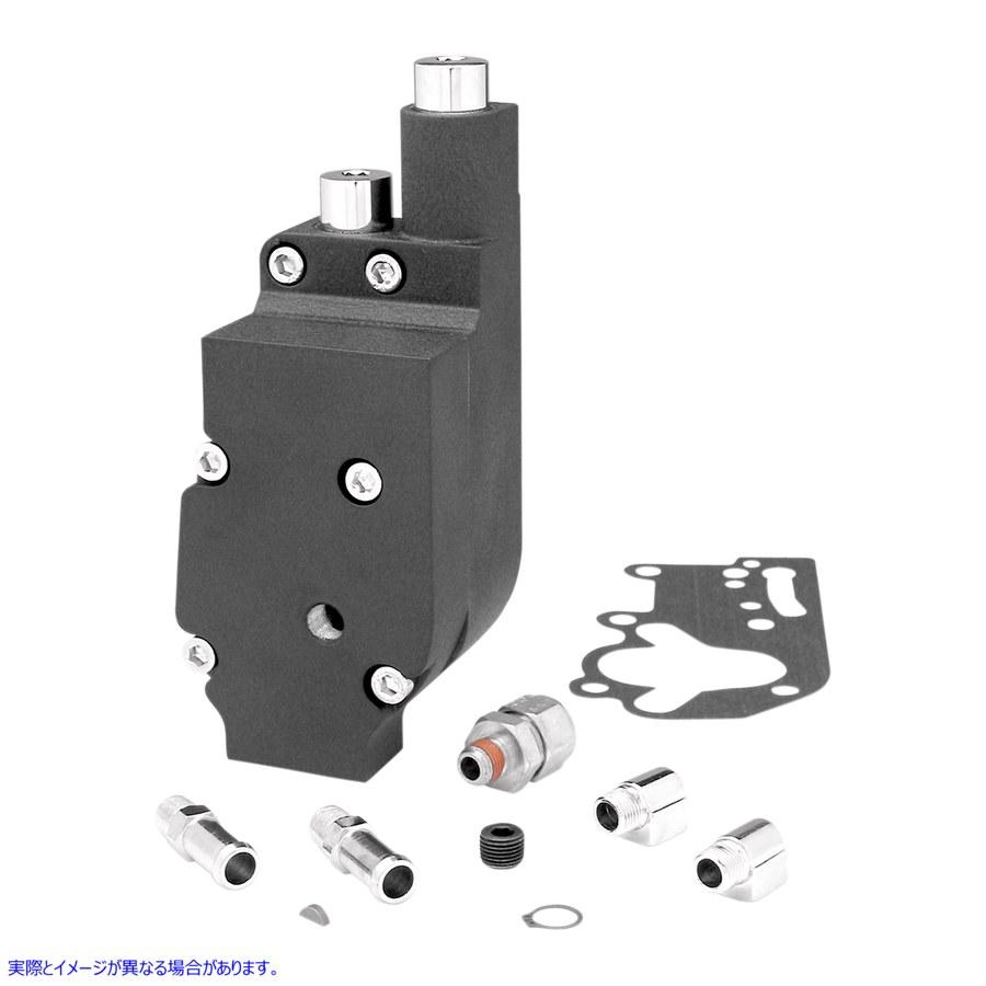 【並行輸入品】 ジムズ Flow Pro 1 ビレットオイルポンプ - ブラック 1753B 09320009 JIMS BLK OIL PUMP 92-99 BOT #DRAG
