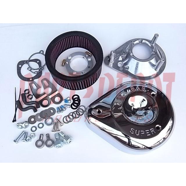 【並行輸入品】 エスアンドエス サイクル エアクリーナーキット 17-0448 10100326 S\u0026S CYCLE AIR CLEANER TEAR 91-19XL #DRAGの画像