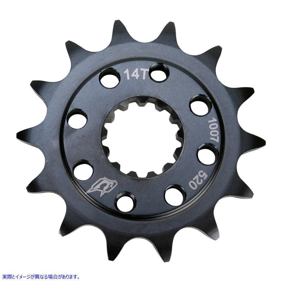 【並行輸入品】 ドリブンレーシング カウンターシャフトスプロケット - 14歯 1007-520-14T 12120841 DRIVEN RACING SPROCKET FRT 520 14T #DRAG